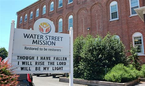 Water street mission - Water Street Mission is a privately funded 501(c)3 non-profit, evangelical Christian ministry. Our designated purpose is religious, and we are a Christ-centered ministry that is dedicated to sharing the Gospel and helping the homeless and impoverished. We consider every position to be essential in the fulfillment of our ministry and purpose ...
